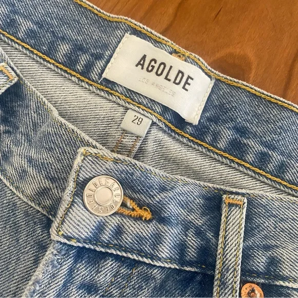 AGOLDE Parker Denim Jean Shorts Distressed and in Great Condition Worn Twice